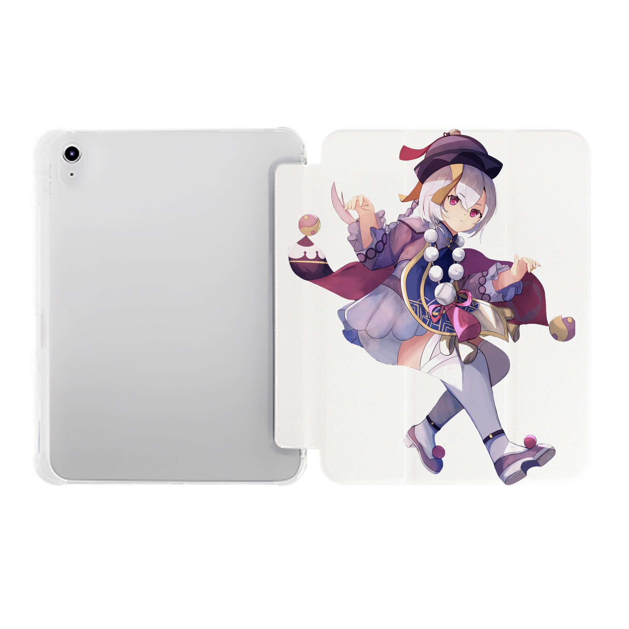 げんし神 七七 なな  genshin Nana IPad ケース ペン収納付き 三つ折りスタンド PUレザー×シリコン 対応機種9.5/10.5/10.9インチ